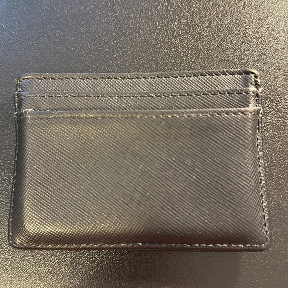 Tory Burch Card Case Wallet - black & gold - Picture 7 of 13